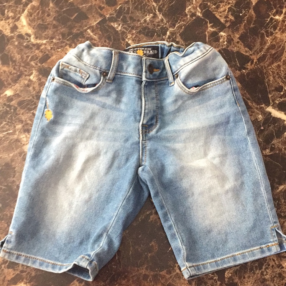 Light Blue Knee High Shorts